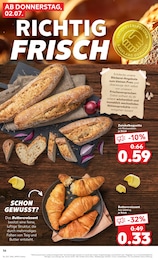 Croissant Angebot im aktuellen Kaufland Prospekt auf Seite 38