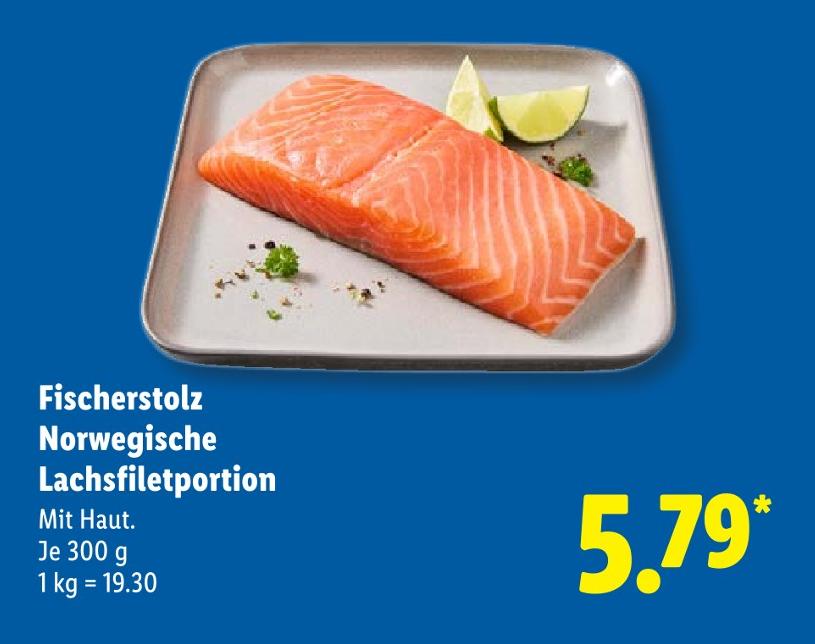 Norwegische Lachsfiletportion
