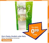 Pasta, Nudeln oder Reis Angebote von Zero bei Action Paderborn für 0,99 €