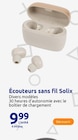 Écouteurs sans fil - SOLIX en promo chez Action Orange à 9,99 €