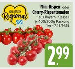 Tomaten im E xpress Prospekt Mini-Rispen-Tomaten von Von Herzen Regional im aktuellen E xpress Prospekt für 2,99 €