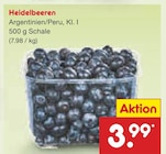 Heidelbeeren für 3,99 € bei Netto Marken-Discount im Angebot Heidelbeeren im aktuellen Netto Marken-Discount Prospekt