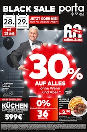 porta Möbel Prospekt für Wallenhorst: "BLACK SALE", 1 Seite, 28.11.2025 - 29.11.2025