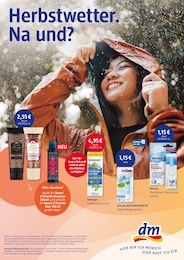 dm-drogerie markt Prospekt für Höchberg: "Herbstwetter. Na und?", 6 Seiten, 06.10.2025 - 02.11.2025