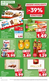Aktueller Kaufland Prospekt mit Süßigkeiten, "Hier bin ich richtig", Seite 4