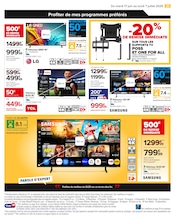 Promos Support Tv dans le catalogue "PASSEZ L’ÉTÉ CONNECTÉS À VOS ENVIES !" de Carrefour à la page 23