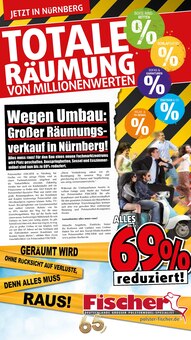 Aktueller Polstermöbel Fischer Prospekt (Nürnberg) Polstermöbel Fischer Prospekt "RÄUMUNGSVERKAUF" mit  Seiten (Nürnberg)