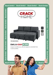 Prospectus Crack "Livraison offerte dès €500 d'achat de meubles" en cours à Dunkerque, Page 34 Catalogue Crack en cours à Dunkerque, "Livraison offerte dès €500 d'achat de meubles", Page 34