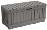 Coffre je jardin "kentwood" en résine gris anthracite 350 l en promo chez Brico Dépôt Coffre je jardin "kentwood" en résine gris anthracite 350 l dans le catalogue Brico Dépôt