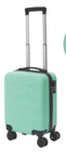 La valise cabine embossée verte - Bazarland à Perpignan La valise cabine embossée verte en promo chez Bazarland Perpignan à 19,99 €