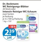 WC Reiniger im V-Markt Prospekt WC Reinigungs-Blätter von Dr. Beckmann im aktuellen V-Markt Prospekt für 2,39 €
