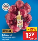 Zwiebeln rot von HEIMAT für 1,29 € bei Netto Marken-Discount im Angebot Zwiebeln rot von HEIMAT im aktuellen Netto Marken-Discount Prospekt
