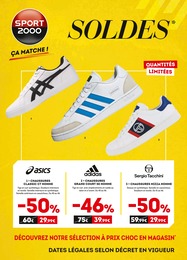 Catalogue Sport 2000 à Montigny-lès-Cormeilles, avec 2 pages Prospectus Sport 2000 à Montigny-lès-Cormeilles, "Soldes", 2 pages, 22/06/2022 - 19/07/2022