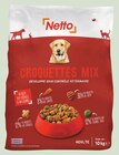 Croquettes Mix pour chien adulte au bœuf, aux céréales & aux légumes - Netto en promo à 10,19 € chez Netto Croquettes Mix pour chien adulte au bœuf, aux céréales & aux légumes - Netto dans le catalogue Netto