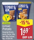 Sea Salt Pretzels von Elephant für 1,69 € bei ALDI Nord im Angebot Sea Salt Pretzels von Elephant im aktuellen ALDI Nord Prospekt