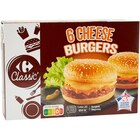 Cheeseburgers surgelés - CARREFOUR CLASSIC' en promo chez Carrefour Menton à 5,79 €