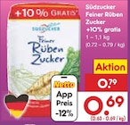 Feiner Rüben Zucker im Angebot bei Netto Marken-Discount in Schwabach Feiner Rüben Zucker Angebote von Südzucker bei Netto Marken-Discount Schwabach für 0,69 €