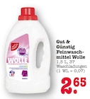 Feinwaschmittel Wolle Angebote von Gut & Günstig bei E center Mainz für 2,65 €