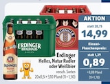 Helles, Natur Radler oder Weißbier Angebote von Erdinger bei aktiv & irma Oldenburg für 14,99 €