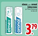 Zahncreme im EDEKA Prospekt Zahncreme von elmex im aktuellen EDEKA Prospekt für 3,79 €