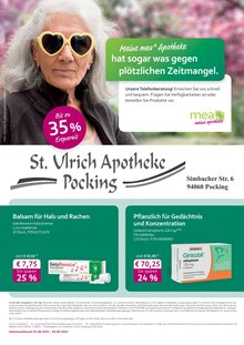 Aktueller mea - meine apotheke Prospekt für Pocking mit  Seiten