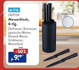 Messerblock, 6-tlg. von Crofton im aktuellen ALDI Nord Prospekt