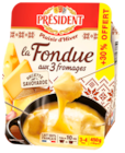 La fondue aux 3 fromages - PRESIDENT en promo chez Norma Nancy à 5,17 €