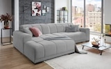 Aktuelles Wohnlandschaft Master, grau, inkl. Sitztiefenverstellung, Ottomane links Angebot bei HARDECK in Wuppertal ab 1.299,00 €