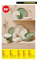 Offre Assiette Plate dans le catalogue Super U du moment à la page 43