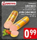 Leberwurst mit Kalbfleisch im Golddarm Angebote von Rasting bei EDEKA Hagen für 0,99 €