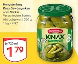 Knax Gewürzgurken bei GLOBUS im Mannheim Prospekt für 1,79 €