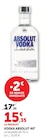 Vodka 40° - ABSOLUT en promo chez Super U Valence à 15,35 €