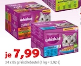 Katzenfutter Angebote von Whiskas bei Zookauf Remscheid für 7,99 €