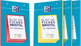 Bloc de fiches Bristol A5 - OXFORD - Monoprix à Marseille Bloc de fiches Bristol A5 - OXFORD en promo chez Monoprix Marseille à 3,70 €
