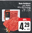 Rinder Hackfleisch Angebote von Gut & Günstig bei EDEKA Amberg für 4,29 €