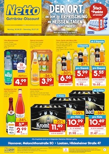 Krombacher im Netto Marken-Discount Prospekt "DER ORT, AN DEM DU IMMER AUSGEZEICHNETE PREISE FINDEST." mit 6 Seiten (Langenhagen)