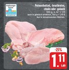EDEKA - Putenschnitzel Angebot im Prospekt Putenschnitzel bei EDEKA im Prospekt "" für 1,11 €