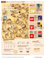 Promo Huîtres dans le catalogue Auchan Hypermarché du moment à la page 30