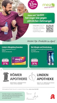 mea - meine apotheke Prospekt Unsere April-Angebote mit 4 Seiten