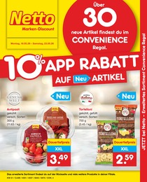 Netto Marken-Discount Prospekt "10% App Rabatt auf NEU-Artikel" für Schönebeck, 2 Seiten, 18.05.2026 - 23.05.2026
