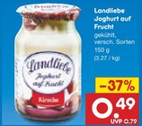Joghurt auf Frucht im Angebot bei Netto Marken-Discount in Schwerin Joghurt auf Frucht Angebote von Landliebe bei Netto Marken-Discount Schwerin für 0,49 €