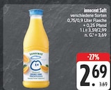 Saft im Angebot bei E center in Freital Saft Angebote von innocent bei E center Freital für 2,69 €