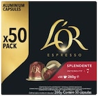 50 capsules de café espresso splendente - L'OR - Lidl à Herblay 50 capsules de café espresso splendente - L'OR en promo chez Lidl Herblay à 7,11 €