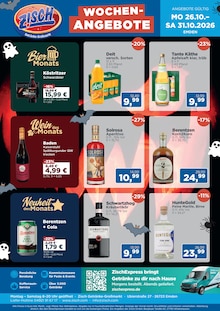 Bier im aktuellen Zisch Prospekt (Emden) Bier im Zisch Prospekt "Aktuelle Angebote" mit 2 Seiten (Emden)