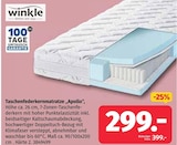 Taschenfederkernmatratze „Apollo“ im Angebot bei Segmüller in Leverkusen Taschenfederkernmatratze „Apollo“ Angebote von winkle bei Segmüller Leverkusen für 299,00 €