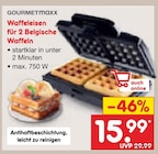 Waffeleisen für 2 Belgische Waffeln Angebote von GOURMETmaxx bei Netto Marken-Discount Halle für 15,99 €