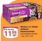 Multipack Katzennassfutter Angebote von Whiskas bei GLOBUS Halle für 11,99 €