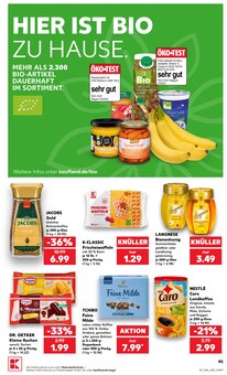 Jacobs im aktuellen Kaufland Prospekt (Bremen) Jacobs im Kaufland Prospekt "Hier bin ich richtig" mit 76 Seiten (Bremen)