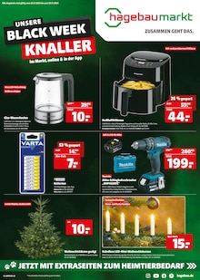 Aktueller Hagebaumarkt Prospekt "UNSERE BLACK WEEK KNALLER" Seite 1 von 10 Seiten