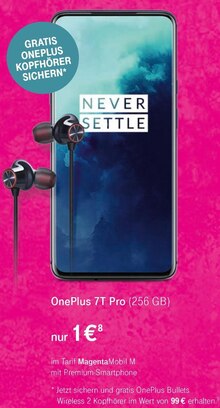 Telekom Shop Schimmelshütte - OnePlus 7T Pro OnePlus 7T Pro Angebot bei Telekom Shop Schimmelshütte im Prospekt "ENDLICH WLAN IN ALLEN ECKEN"